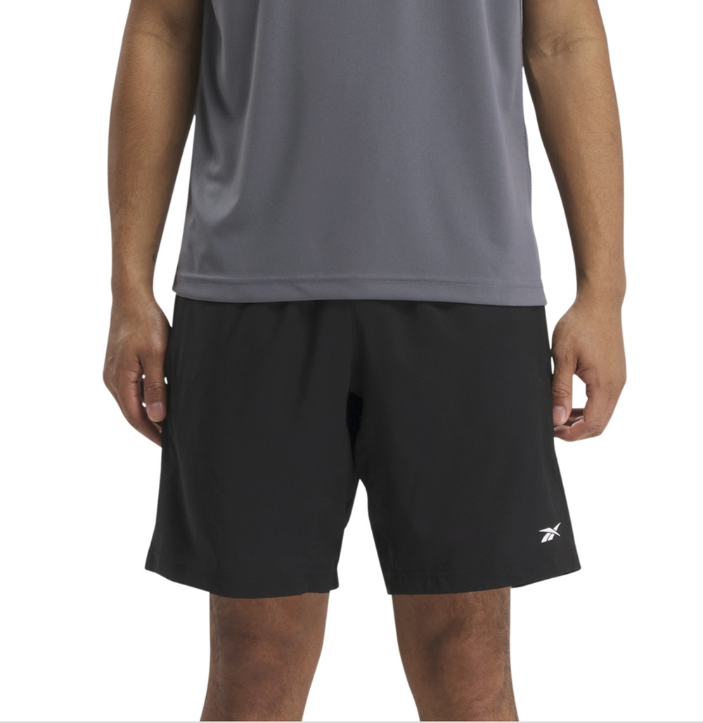 Reebok Men Regular Fit 9" Training Shorts Black Size XL